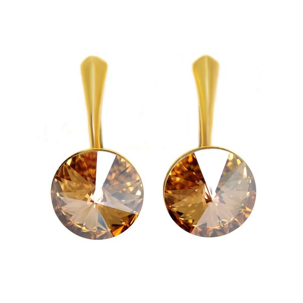 Plated Sterling Swarovski Elements Earrings