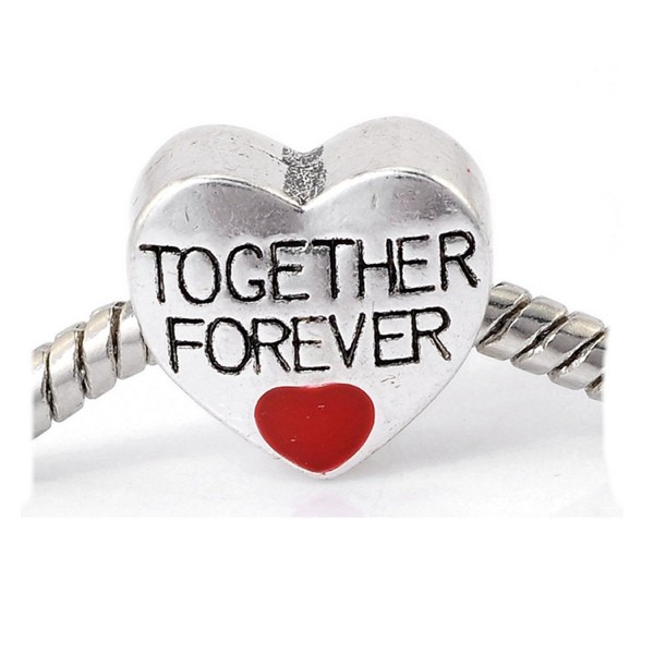 Together Forever Heart Charm Bracelet