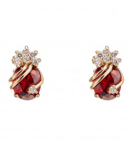 YAZILIND Elegant Zirconia Multicolor Earrings