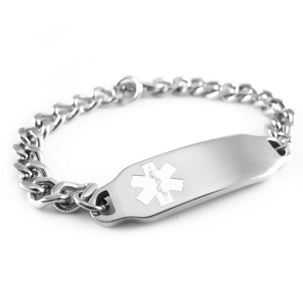 MyIDDr Pre Engraved Customizable Warfarin Bracelet