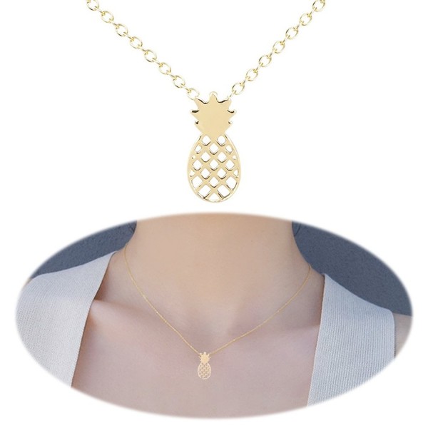 Pineapple Necklace Friendship Minimalist Collarbone