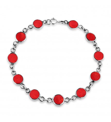 Reconstructed Double Sterling Silver Bracelet