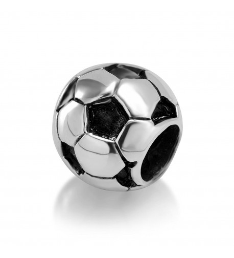 Sterling Silver Soccer Football Bracelet