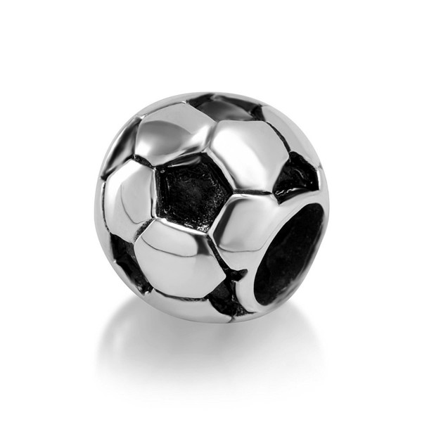 Sterling Silver Soccer Football Bracelet