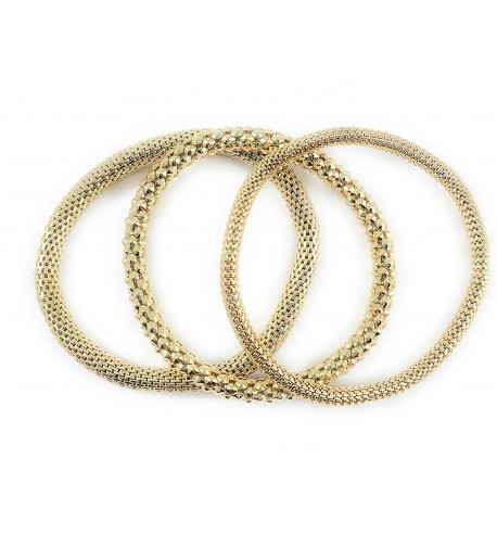 Filled Chain Stretch Multilayer Bangles