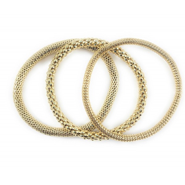 Filled Chain Stretch Multilayer Bangles