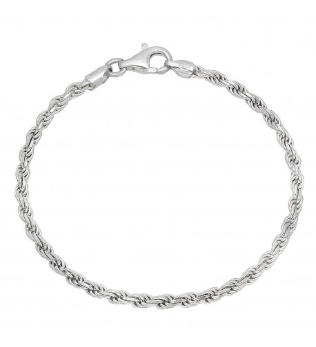 Authentic Sterling Silver Diamond Cut Bracelet