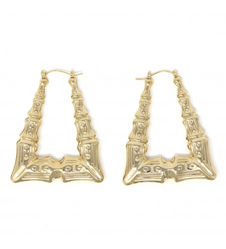 Triangle Hollow Casting Pincatch Earrings