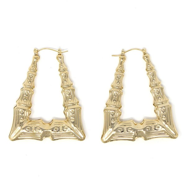 Triangle Hollow Casting Pincatch Earrings