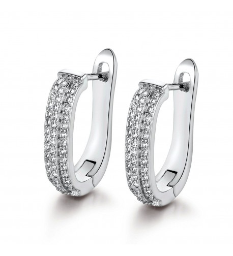 GULICX Sleeper Silver Hinged Earrings