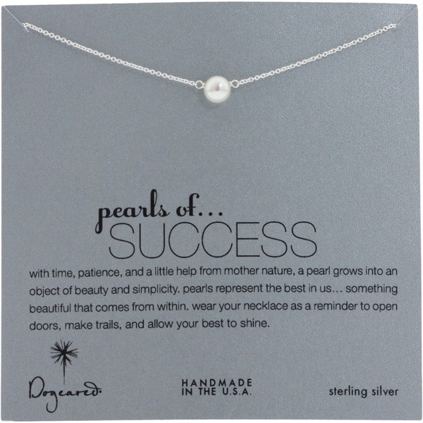 Dogeared Womens Pearls Success Necklace