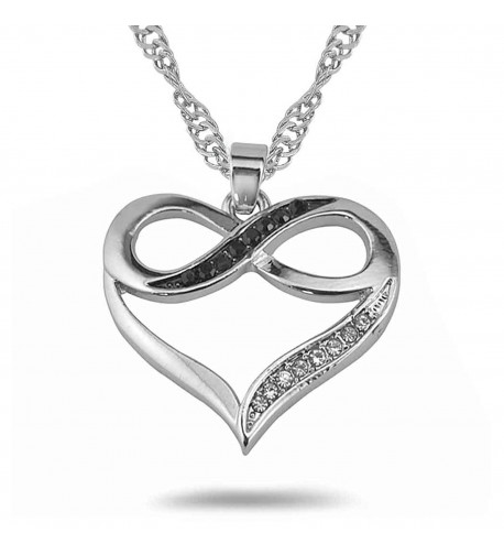 Katies Style Infinity Crystal Necklace
