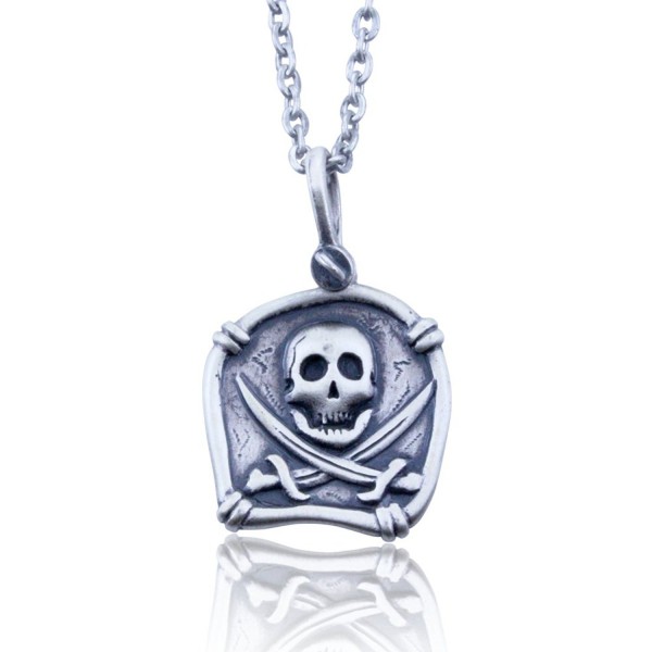 Pirate Skull Sterling Stainless Necklace