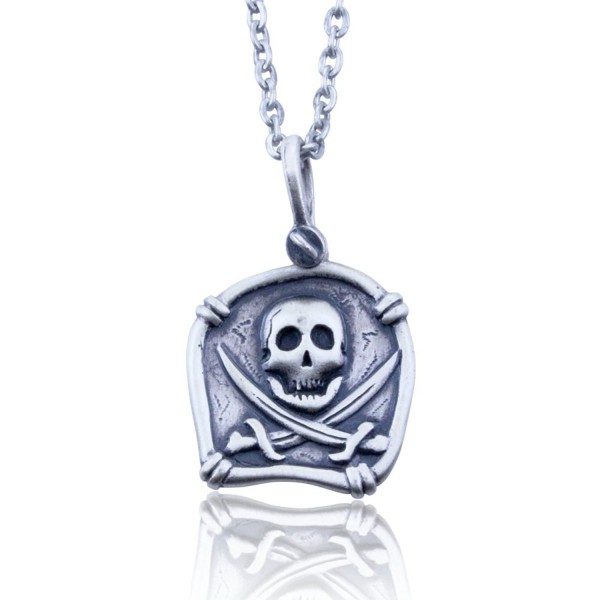 Pirate Skull Sterling Stainless Necklace Pirate Skull Sterling Stainless Necklace