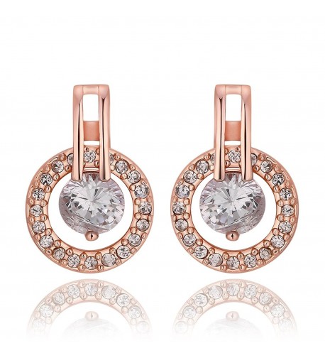 Plated Earrings Women Jewelry Zirconia