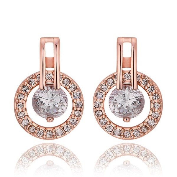 Plated Earrings Women Jewelry Zirconia