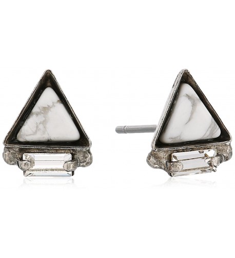 Sorrelli Collection Triangle Semi Precious Earrings