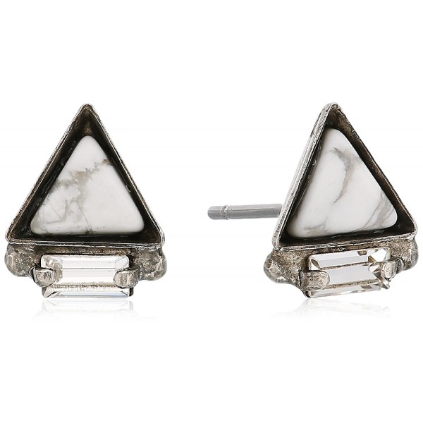 Sorrelli Collection Triangle Semi Precious Earrings
