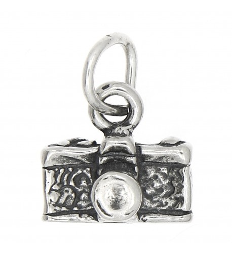 Sterling Silver Oxidized Dimensional Photographer