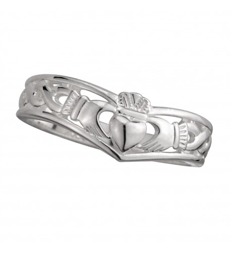 Sterling Silver Irish Claddagh Wishbone