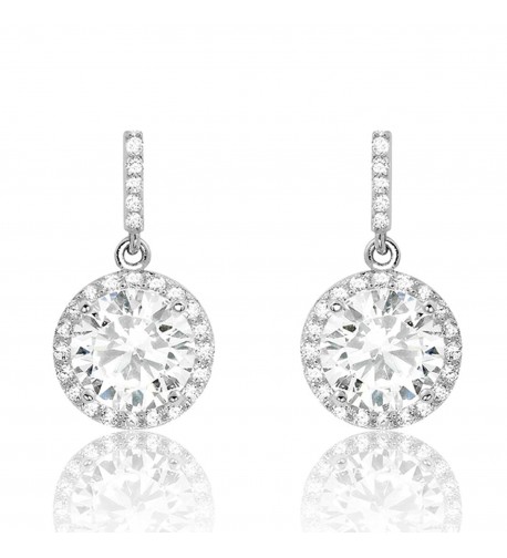 Gorgeous Sterling Silver Earrings Zirconia