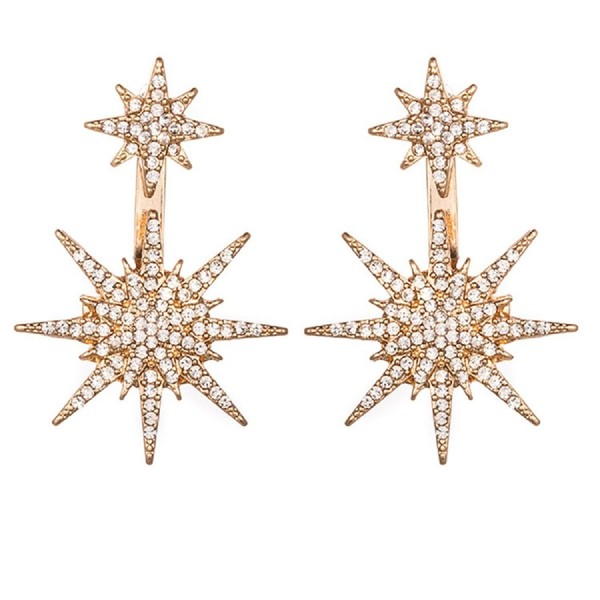 Crystal Rhinestone Geometric Earrings SUNSCSC