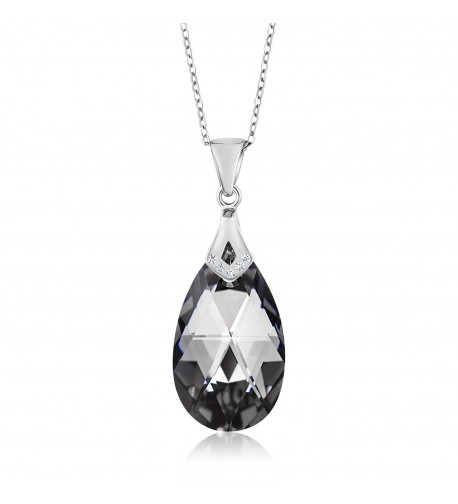 Collection Teardrop Pendant Swarovski Crystals