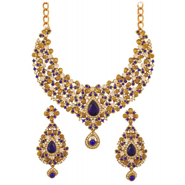 Touchstone Bollywood traditional Rhinestone sapphire Touchstone Bollywood traditional Rhinestone sapphire