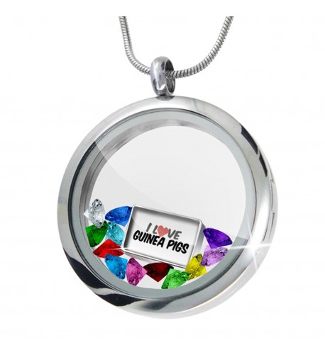 Floating Locket Guinea Crystals Neonblond