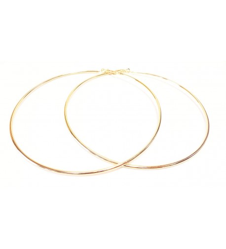 Large Hoop Earrings Simple Hoops