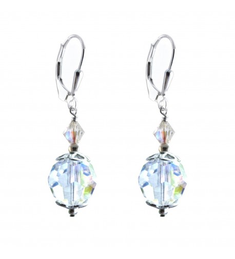 Earrings Swarovski Crystal Elements Lever back