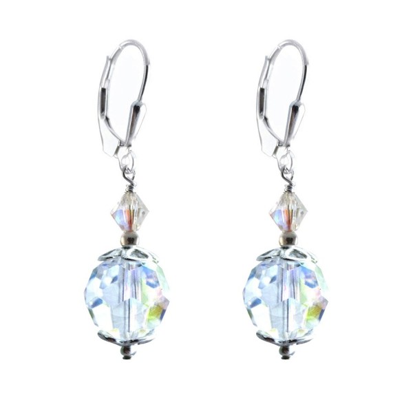 Earrings Swarovski Crystal Elements Lever back