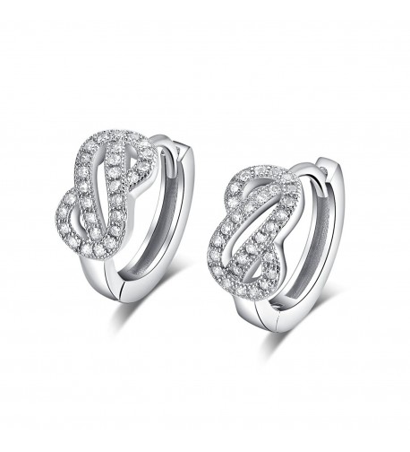 Sterling Simulated Diamond Earrings ESCH8070