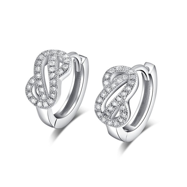 Sterling Simulated Diamond Earrings ESCH8070