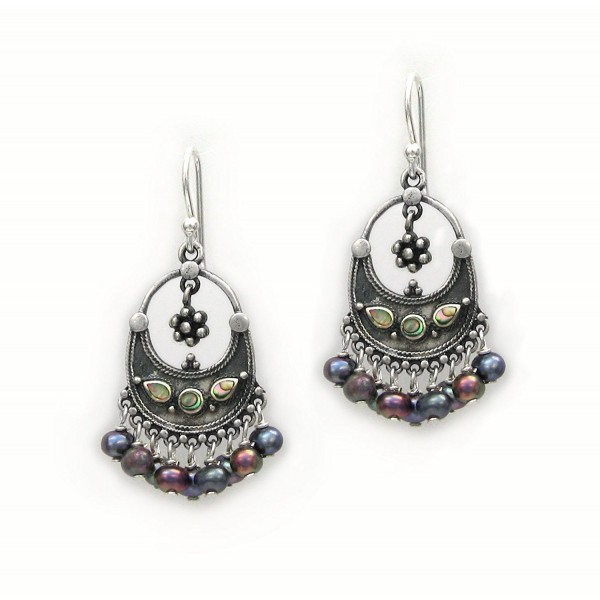 Sterling Bohemian Cultured Freshwater Earrings