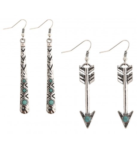 Native American Inspired Earrings Turquoise
