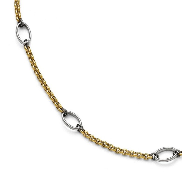 Stainless Steel Polished IP plated Anklet