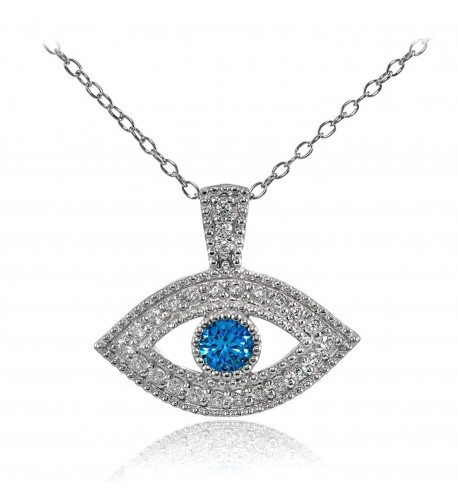 Sterling Silver London Zirconia Necklace