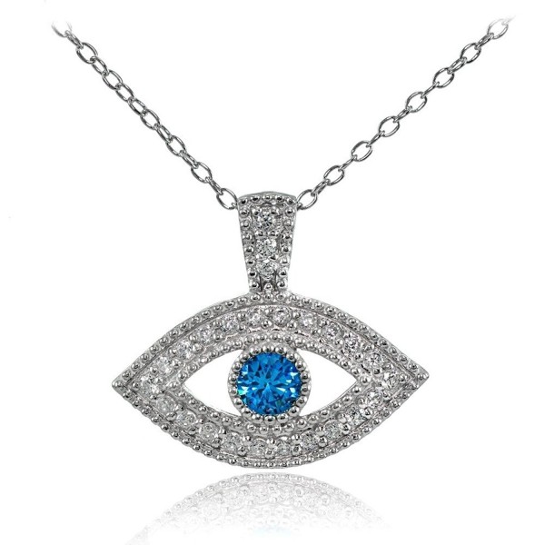 Sterling Silver London Zirconia Necklace