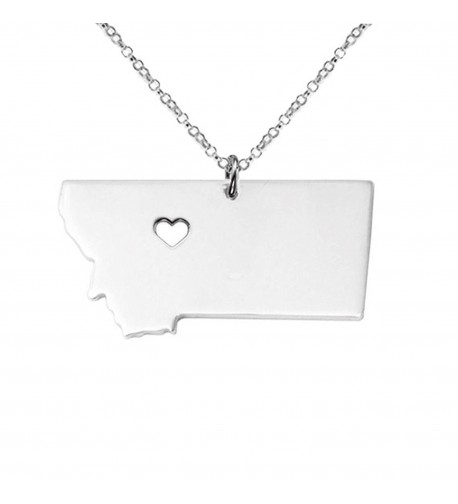 Silver Stainless Pendant Necklace MT