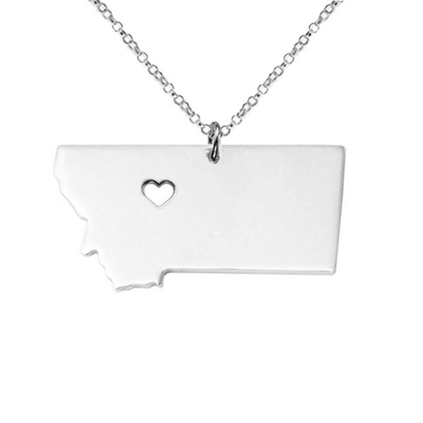 Silver Stainless Pendant Necklace MT Silver Stainless Pendant Necklace MT
