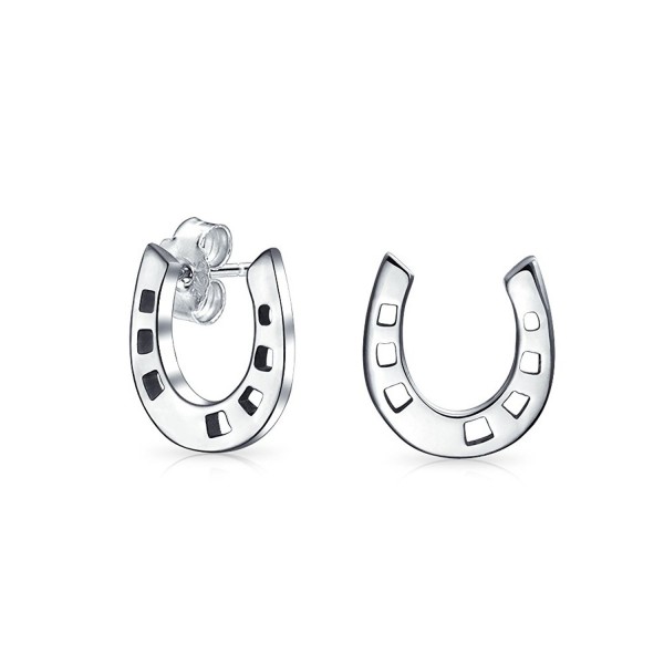 Bling Jewelry Polished Equestrian earrings
