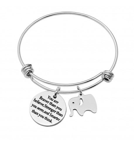 Bracelets stronger smarter Stainless Elephant