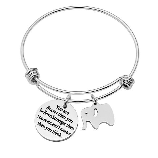 Bracelets stronger smarter Stainless Elephant