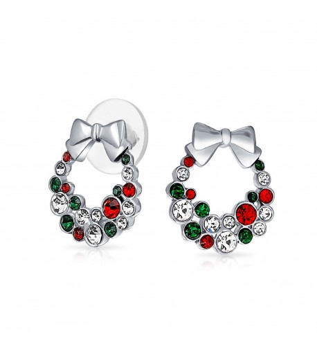 Bling Jewelry Simulated Christmas Earrings