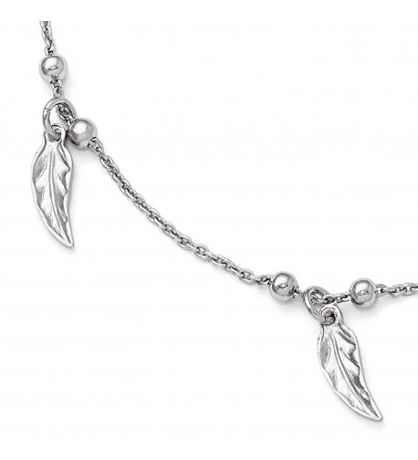 Leslies Sterling Silver Polished Feather