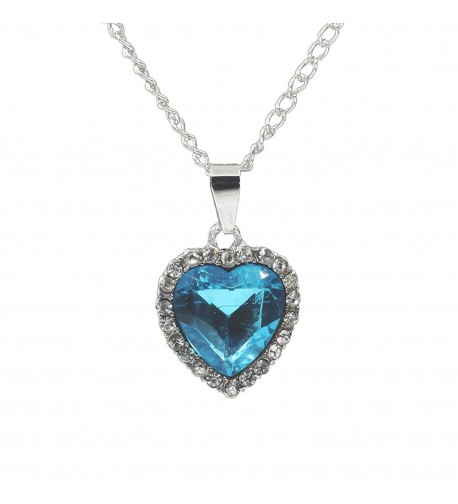 CHOP Heart Crystal Necklace Pendant