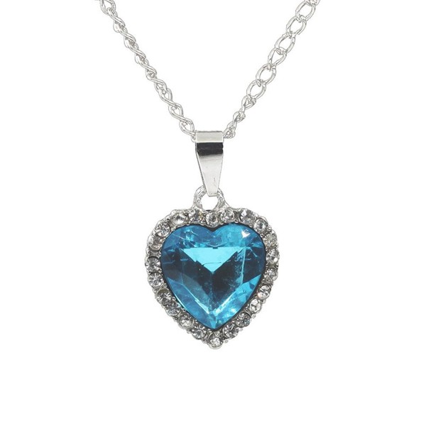 CHOP Heart Crystal Necklace Pendant