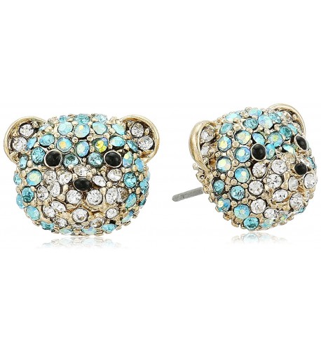 Betsey Johnson Teddy Bear Earrings