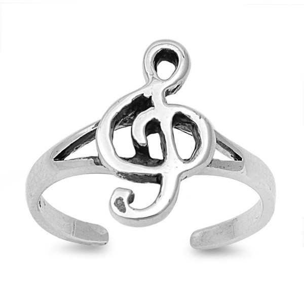 Sterling Silver Music Finger Knuckle